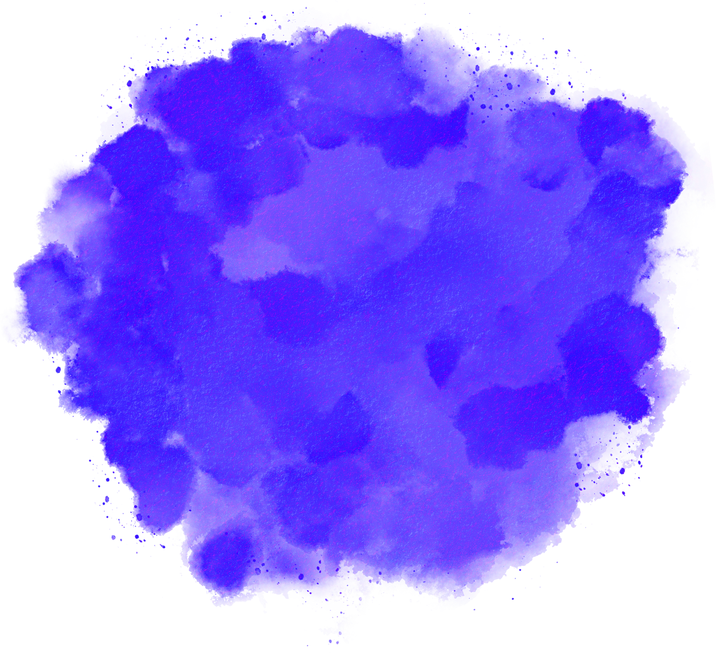 Blue Splash Watercolor Paint